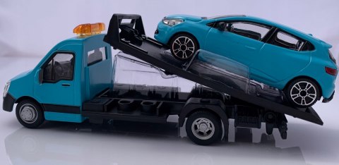 AUTOLAWETA laweta + RENAULT Clio Bburago 1:43 AUTOLAWETA laweta + RENAULT Clio Bburago 1:43