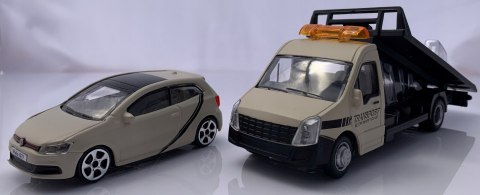 AUTOLAWETA laweta + VW Polo GTi Bburago 1:43 AUTOLAWETA laweta + VW Polo GTi Bburago 1:43