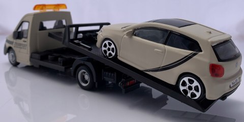 AUTOLAWETA laweta + VW Polo GTi Bburago 1:43 AUTOLAWETA laweta + VW Polo GTi Bburago 1:43