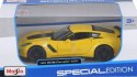 CORVETTE Z06 2015 1:24 yellow model Maisto 31133