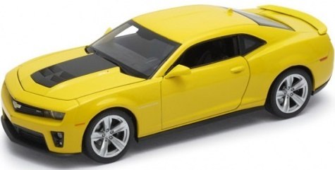 Chevrolet CAMARO ZL1 yellow 24042 model Welly 1:24