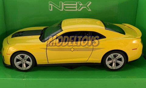 Chevrolet CAMARO ZL1 yellow 24042 model Welly 1:24 Chevrolet CAMARO ZL1 yellow 24042 model Welly 1:24