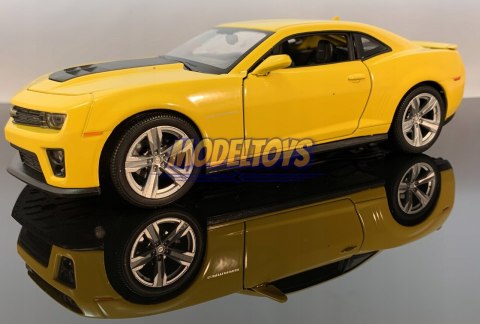 Chevrolet CAMARO ZL1 yellow 24042 model Welly 1:24 Chevrolet CAMARO ZL1 yellow 24042 model Welly 1:24