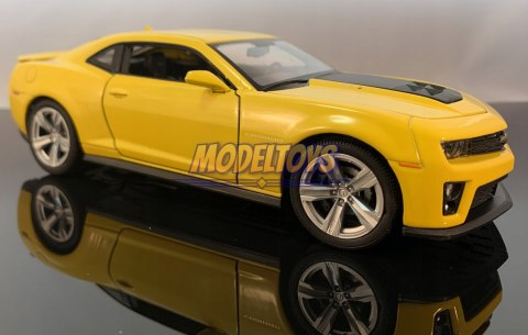 Chevrolet CAMARO ZL1 yellow 24042 model Welly 1:24 Chevrolet CAMARO ZL1 yellow 24042 model Welly 1:24