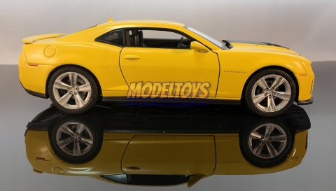 Chevrolet CAMARO ZL1 yellow 24042 model Welly 1:24 Chevrolet CAMARO ZL1 yellow 24042 model Welly 1:24