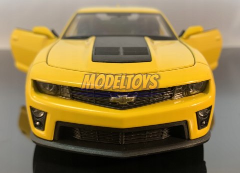 Chevrolet CAMARO ZL1 yellow 24042 model Welly 1:24 Chevrolet CAMARO ZL1 yellow 24042 model Welly 1:24