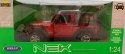 JEEP Wrangler Rubicon Hard Top model Welly 1:24