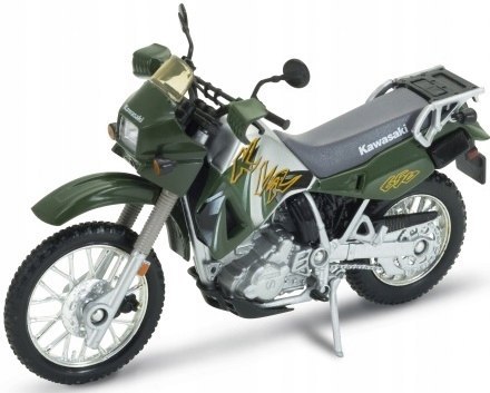 KAWASAKI KLR 650 2002 model 1:18 Welly