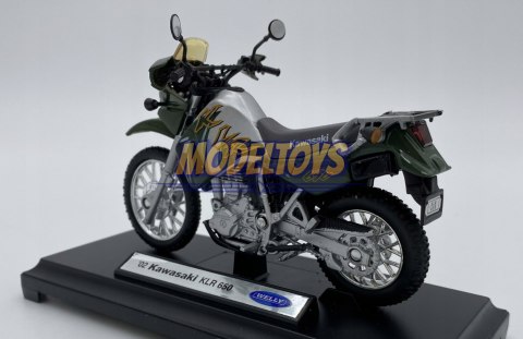 KAWASAKI KLR 650 2002 model 1:18 Welly KAWASAKI KLR 650 2002 model 1:18 Welly