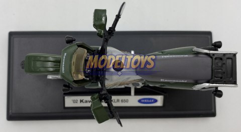 KAWASAKI KLR 650 2002 model 1:18 Welly KAWASAKI KLR 650 2002 model 1:18 Welly