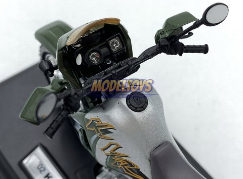 KAWASAKI KLR 650 2002 model 1:18 Welly KAWASAKI KLR 650 2002 model 1:18 Welly