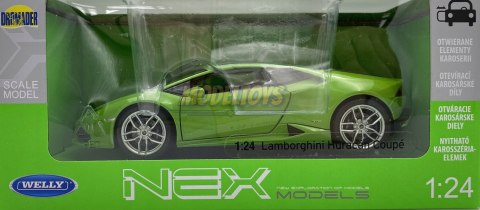 LAMBORGHINI Huracan Coupe LP610-4 MODEL WELLY 1:24 LAMBORGHINI Huracan Coupe LP610-4 MODEL WELLY 1:24