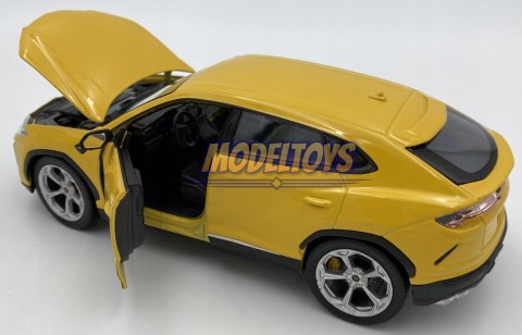 LAMBORGHINI Urus yellow MODEL 24094 WELLY 1:24 LAMBORGHINI Urus yellow MODEL 24094 WELLY 1:24
