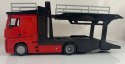 Mercedes ACTROS lora + Renault Captur Bburago 1:43