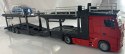 Mercedes ACTROS lora + Renault Captur Bburago 1:43