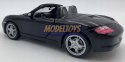 PORSCHE 987 Boxster S black MODEL METAL WELLY 1:24