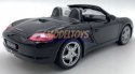 PORSCHE 987 Boxster S black MODEL METAL WELLY 1:24