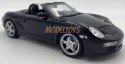 PORSCHE 987 Boxster S black MODEL METAL WELLY 1:24