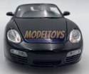 PORSCHE 987 Boxster S black MODEL METAL WELLY 1:24