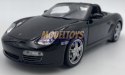 PORSCHE 987 Boxster S black MODEL METAL WELLY 1:24