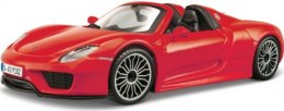 Porsche 918 Spyder red 1:24 model Bburago 21076