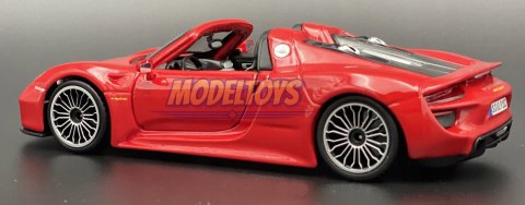 Porsche 918 Spyder red 1:24 model Bburago 21076 Porsche 918 Spyder red 1:24 model Bburago 21076