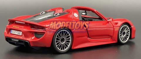 Porsche 918 Spyder red 1:24 model Bburago 21076 Porsche 918 Spyder red 1:24 model Bburago 21076