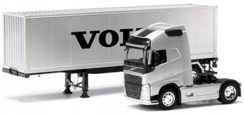 VOLVO FH ciągnik z naczepą TIR model WELLY 1:32 VOLVO FH ciągnik z naczepą TIR model WELLY 1:32
