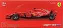 Bolid F1 FERRARI SF71H Raikkonen KASK BBurago 1:43