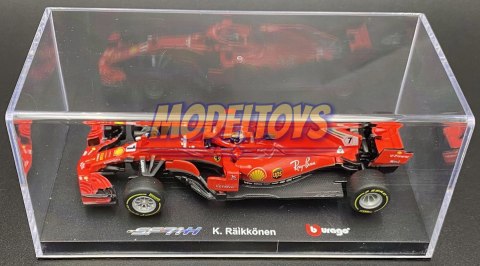 Bolid F1 FERRARI SF71H Raikkonen KASK BBurago 1:43 Bolid F1 FERRARI SF71H Raikkonen KASK BBurago 1:43