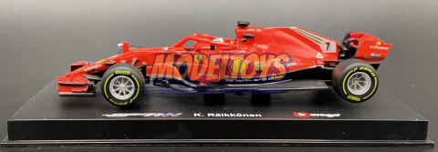 Bolid F1 FERRARI SF71H Raikkonen KASK BBurago 1:43 Bolid F1 FERRARI SF71H Raikkonen KASK BBurago 1:43