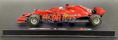 Bolid F1 FERRARI SF71H S. Vettel KASK BBurago 1:43 Bolid F1 FERRARI SF71H S. Vettel KASK BBurago 1:43