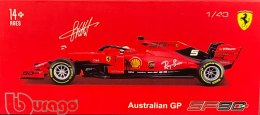 Bolid F1 FERRARI SF90 S. Vettel KASK BBurago 1:43