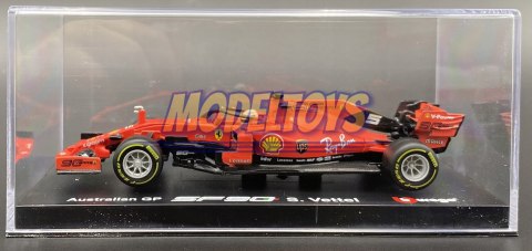 Bolid F1 FERRARI SF90 S. Vettel KASK BBurago 1:43 Bolid F1 FERRARI SF90 S. Vettel KASK BBurago 1:43