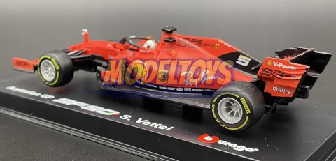 Bolid F1 FERRARI SF90 S. Vettel KASK BBurago 1:43 Bolid F1 FERRARI SF90 S. Vettel KASK BBurago 1:43