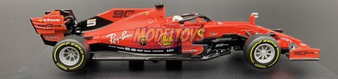 Bolid F1 FERRARI SF90 S. Vettel KASK BBurago 1:43 Bolid F1 FERRARI SF90 S. Vettel KASK BBurago 1:43