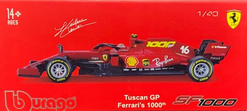 F1 FERRARI SF1000 Tuscan Leclerc KASK BBurago 1:43