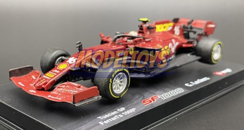 F1 FERRARI SF1000 Tuscan Leclerc KASK BBurago 1:43 F1 FERRARI SF1000 Tuscan Leclerc KASK BBurago 1:43