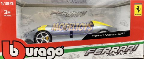 FERRARI Monza SP1 silver model Bburago 26027 FERRARI Monza SP1 silver model Bburago 26027