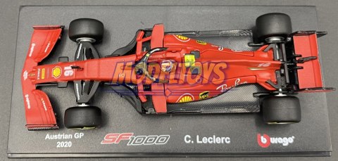 FERRARI SF1000 Austrian Leclerc KASK BBurago 1:43 FERRARI SF1000 Austrian Leclerc KASK BBurago 1:43