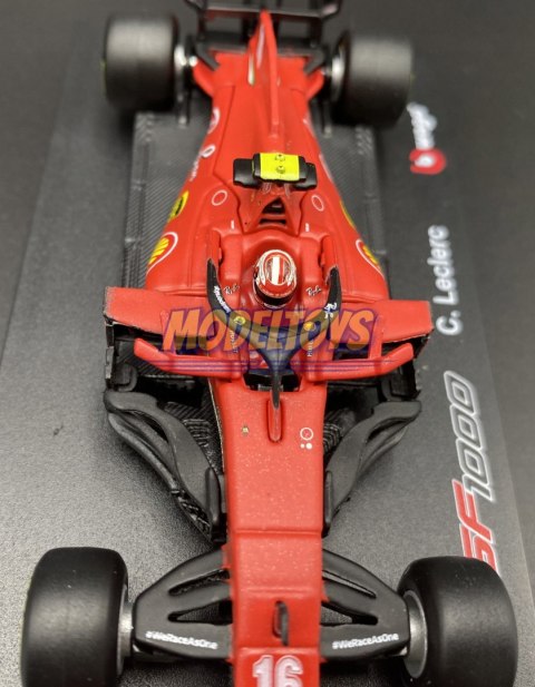 FERRARI SF1000 Austrian Leclerc KASK BBurago 1:43 FERRARI SF1000 Austrian Leclerc KASK BBurago 1:43