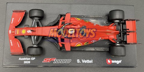 FERRARI SF1000 Austrian Vettel KASK BBurago 1:43 FERRARI SF1000 Austrian Vettel KASK BBurago 1:43
