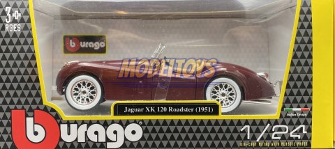 JAGUAR XK 120 roadster 1951 brown Bburago 22018