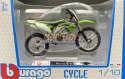 KAWASAKI KX 450F motocykl model 1:18 Bburago