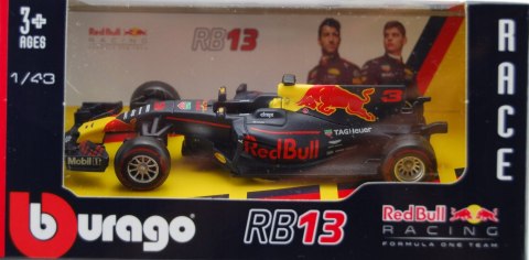 Bolid RB13 F1 Red Bull #3 D. Riccardo BBurago 1:43 Bolid RB13 F1 Red Bull #3 D. Riccardo BBurago 1:43