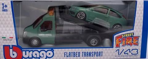 AUTOLAWETA laweta + FORD Focus Bburago 1:43 AUTOLAWETA laweta + FORD Focus Bburago 1:43