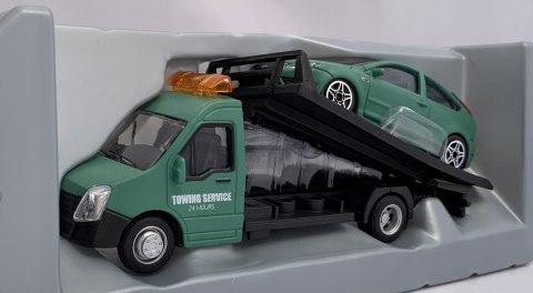 AUTOLAWETA laweta + FORD Focus Bburago 1:43 AUTOLAWETA laweta + FORD Focus Bburago 1:43