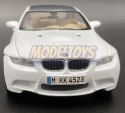 BMW M3 Coupe 2008 white model 1:24 Motormax 73347