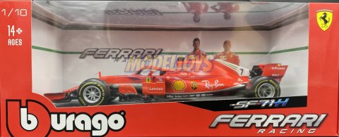 Bolid F1 Ferrari SF71H Raikkonen 2018 BBurago 1:18 Bolid F1 Ferrari SF71H Raikkonen 2018 BBurago 1:18