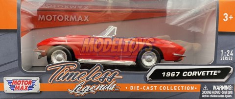 Chevrolet CORVETTE 1967 Cabrio 1:24 Motormax 73224 Chevrolet CORVETTE 1967 Cabrio 1:24 Motormax 73224